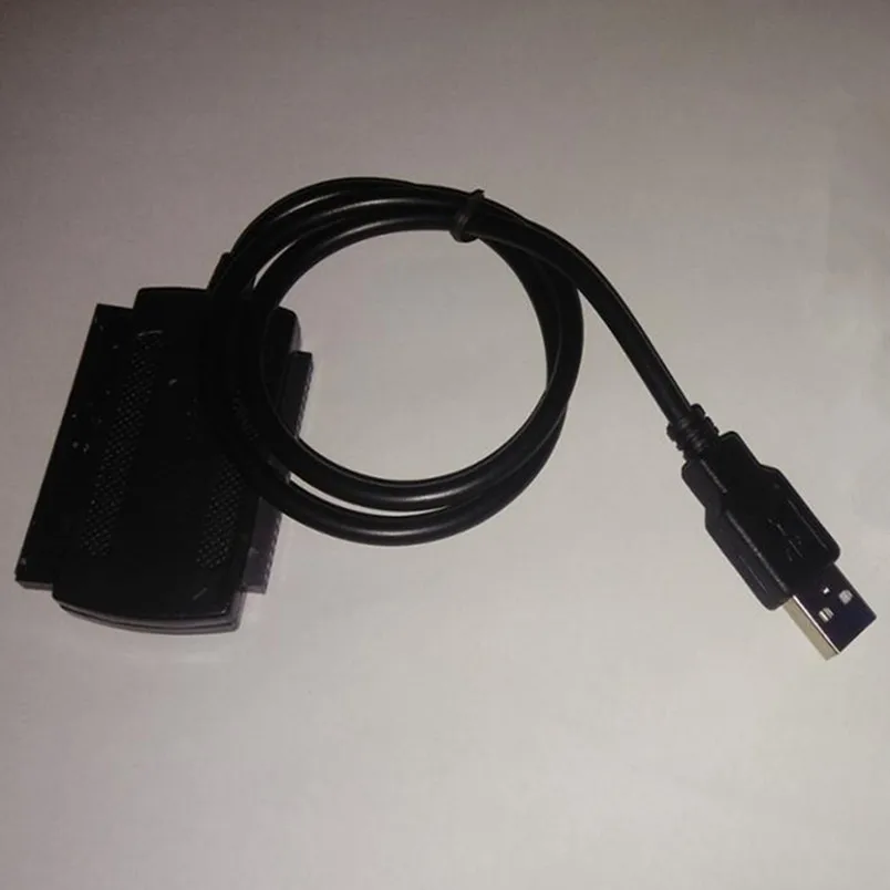 Usb To Sata Adapter Cable High Speed Converter Cord Easy Drive Data Transfer Connector For 2.5 3.5 Hdd Ssd Practical Portable T1