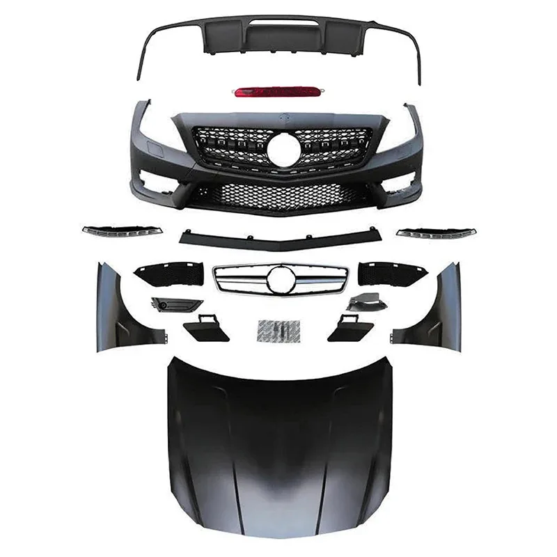 

Brand New Easy-Install For C218 CLS-Class CLS63 AMStyle Fiberglass Body Kit 2011-2014