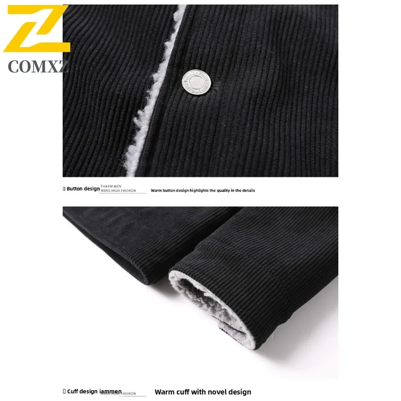 COMXZ الرجال سترة الخبز ترتيب الأسرة طوق الترفيه الدافئة حجم كبير رحلة عمل الحشو معطف الثلوج الراحة صالح القطن وسادة مبطنة