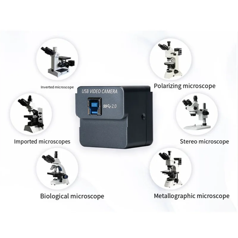 For Repair PCB Soldering Compatible IMX Microscope Camera UVC USB 8MP 4K Digital Microscope Eyepiece For Sony Sensor-N33R