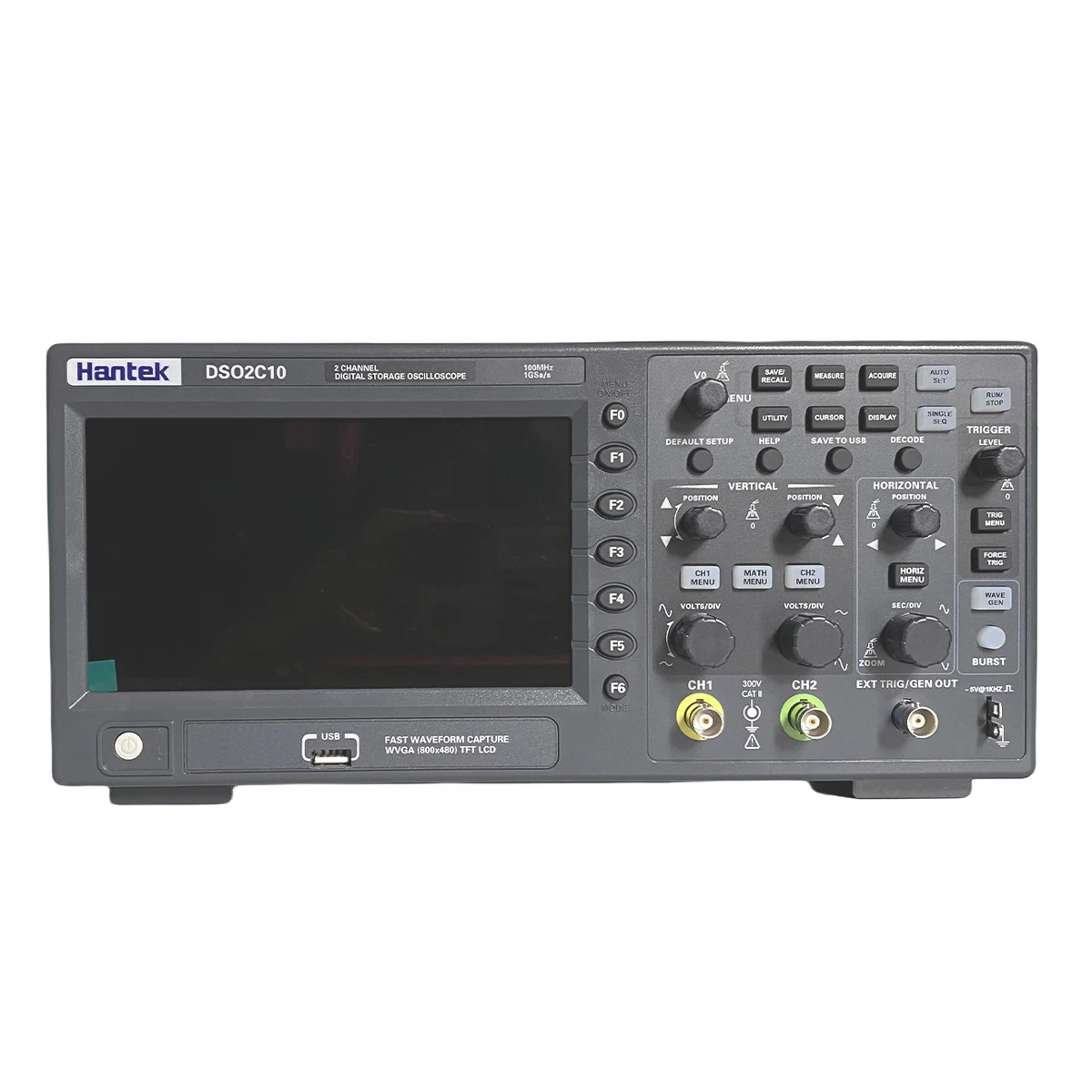 

Hantek DSO2C10 Digital Storage Oscilloscope 100MHz Bandwidth 2CH Dual Channel 1GSa/s 8M Memory Depth