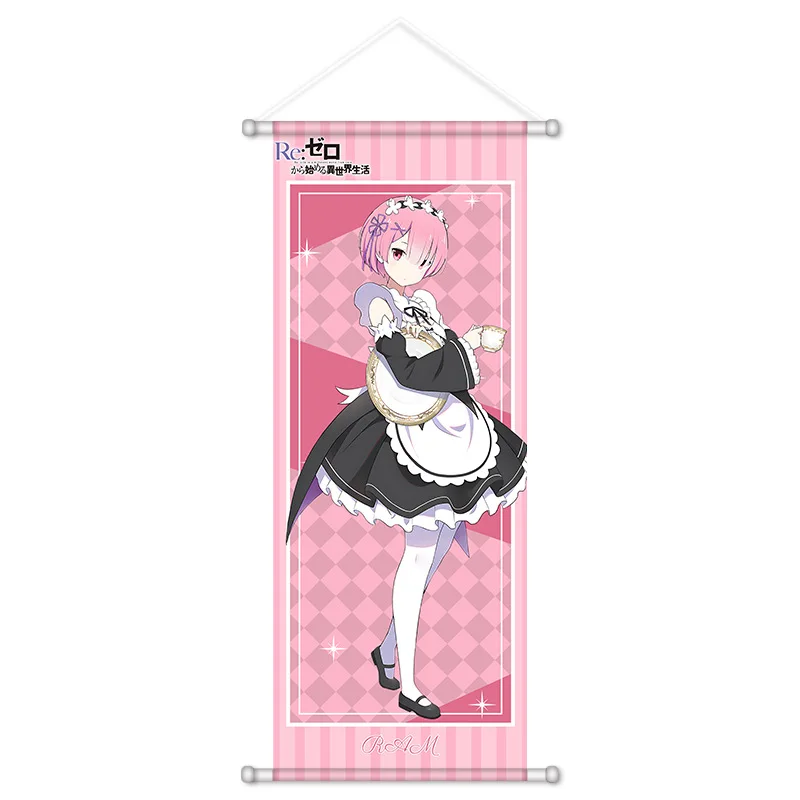 Anime Re:Life in A Different World From Zero Rem Ram Emilia Beatrice Poster Leinwand Wandkunst Bilder Dekor Geburtstagsgeschenk – Detail 4