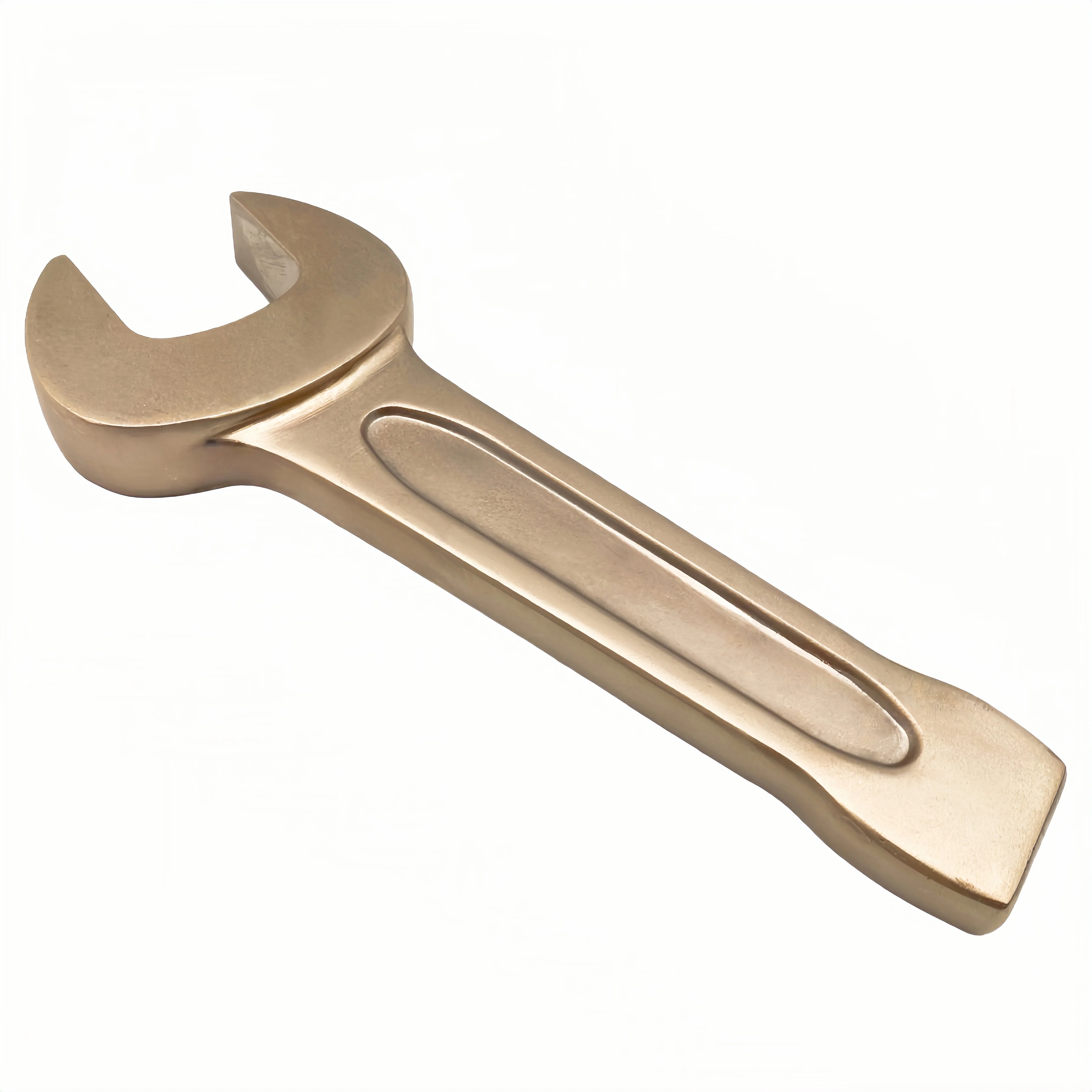 Hochleistungsfähiger, langlebiger, funkelnder, auffälliger Schraubenschlüssel aus Aluminiumbronze mit offenem Ende