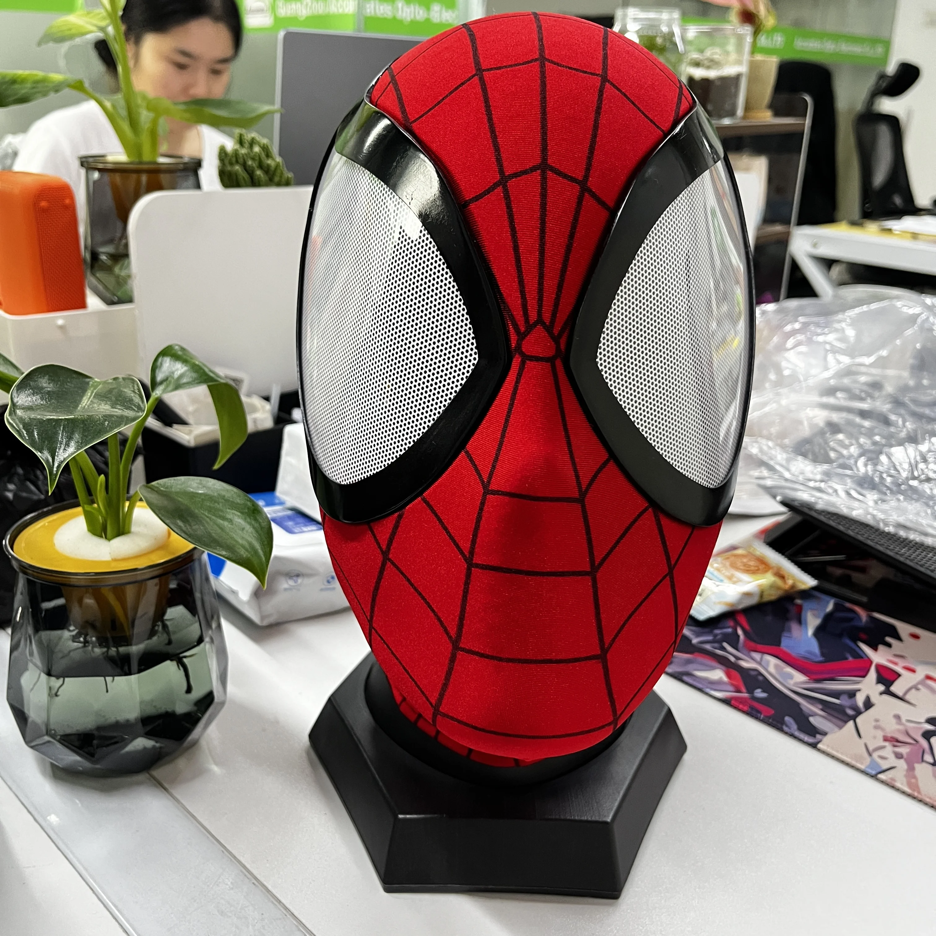 カスタマイズされた究極のスパイダーマンマスク、3Dプリントされた