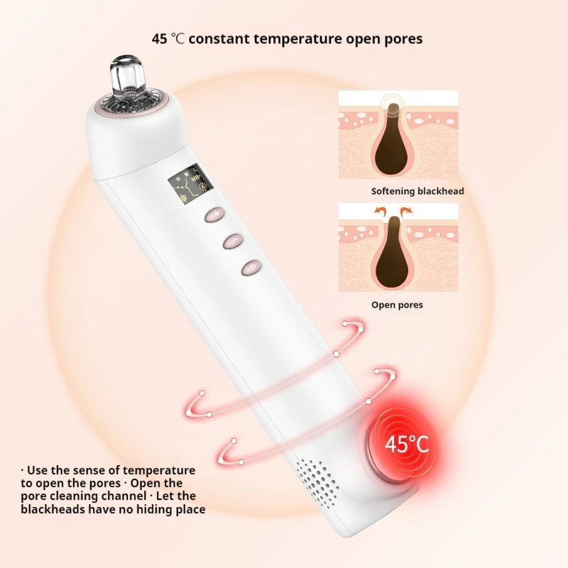 Multifunctioneel warm en koud mee-eterverwijderaar, poriënreiniger, schoonheidsinstrument