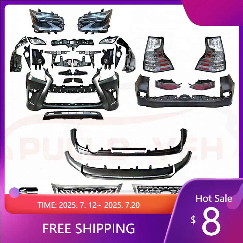 

Body Kits for lexus 10-19 GX400 GX460 OLD Upgrade to NEW 2020 Style