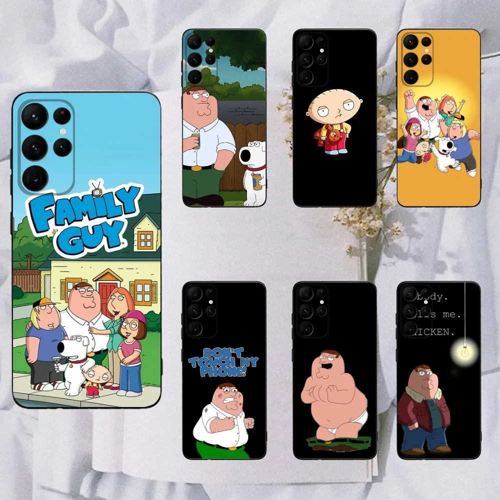 

P-Peter Family G-Guy Phone Case For Samsung Galaxy A20,A21s,A22,A31,A32,A52,A53,A72,73,A80,A91 Soft Black Cover