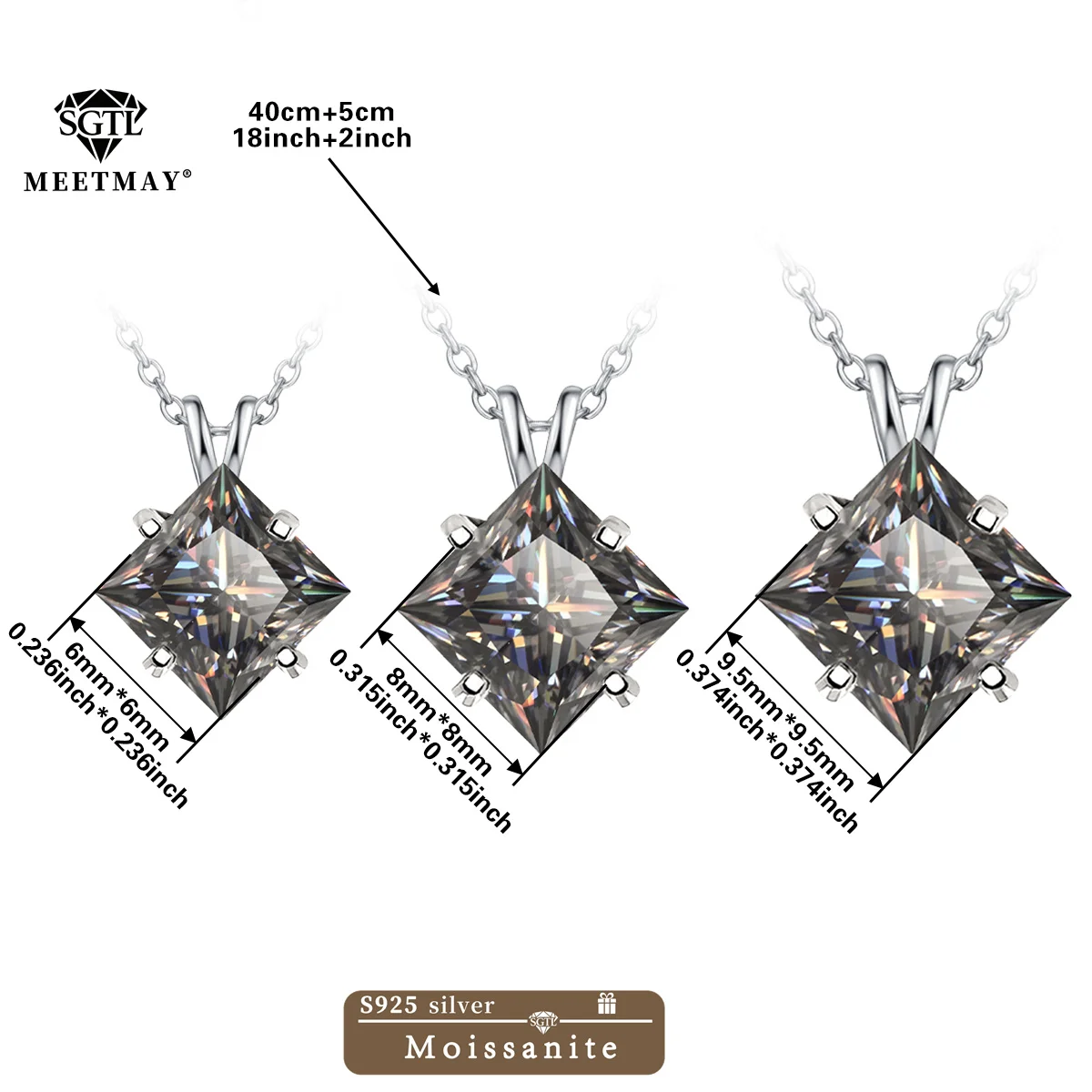 Thumbnail 4 - #12 Trending Moissanite Pendant Necklaces Right Now