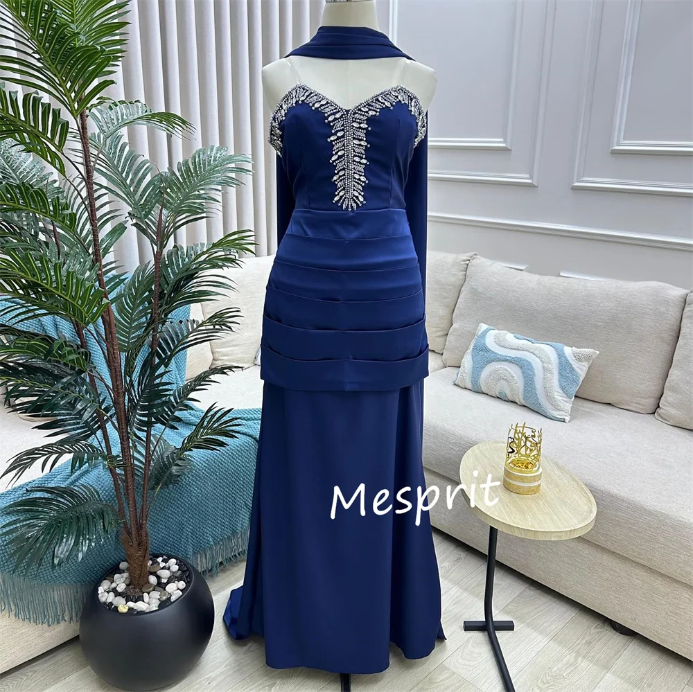 Customized Sparkle Jersey Pleat Sequined A-line Sweetheart Long Dresses Bespoke Occasion Cocktail Exquisite Unisex