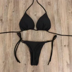 2024 New Sexy Split Swimsuit Fun Summer Padded Women's Split Style Thin Belt Women's Underwear Women's Swimsuit Swimwear Women