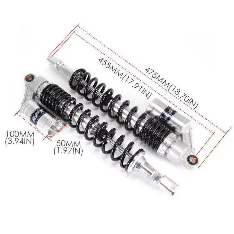 8mm Spring 450MM 460MM For Honda CR250 Yamaha Suzuki Kawasaki Quad For ATV Motorcycle Shock Absorbers