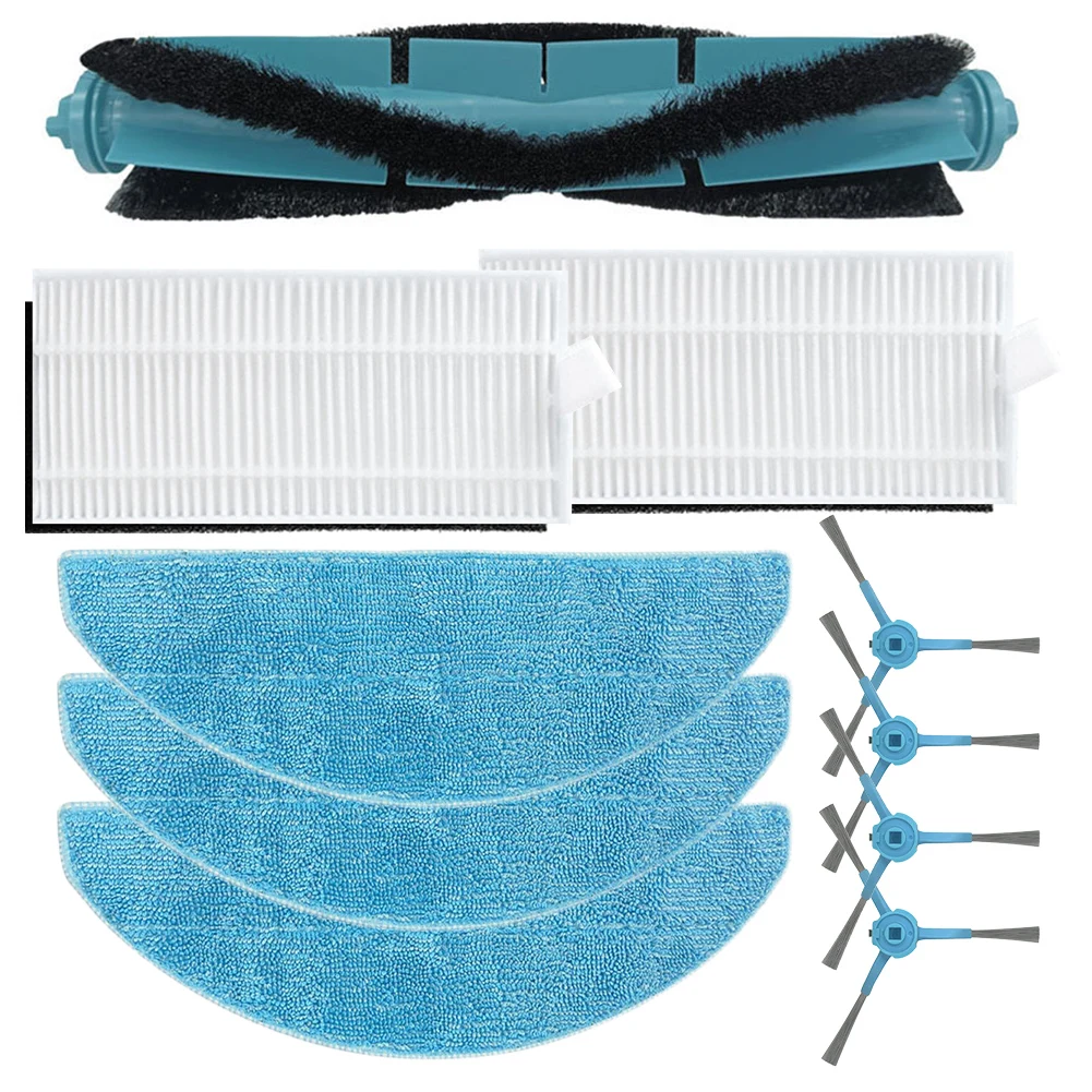 

Practical Main Brush Filters Floor Cleaning Mop Cloth Replacement Side Brushes Spare Sweeper Part For Conga 7490