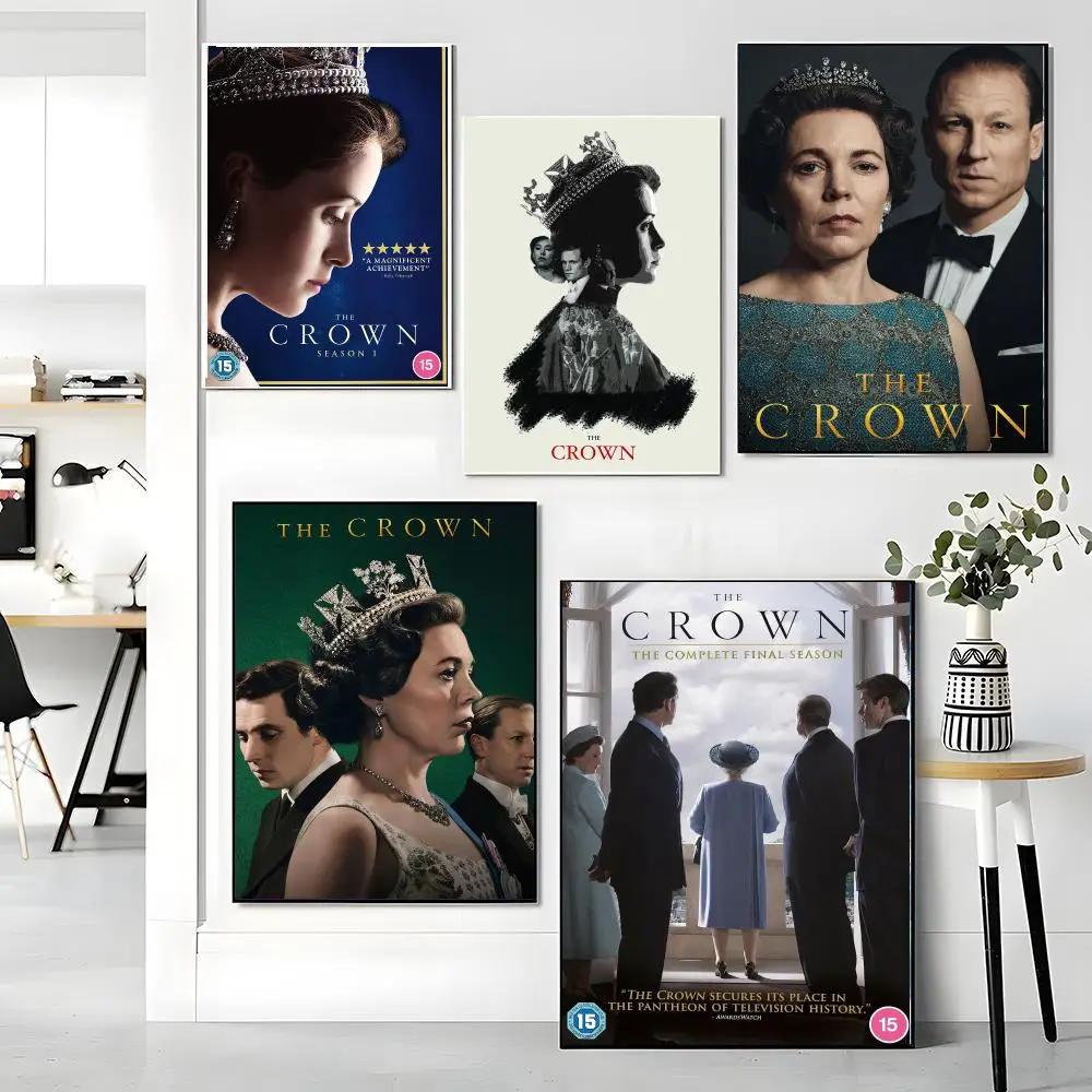 tv series T-The Crown-N Painting Calligraphy Artwork for Living Room Bedroom Office Home Decor