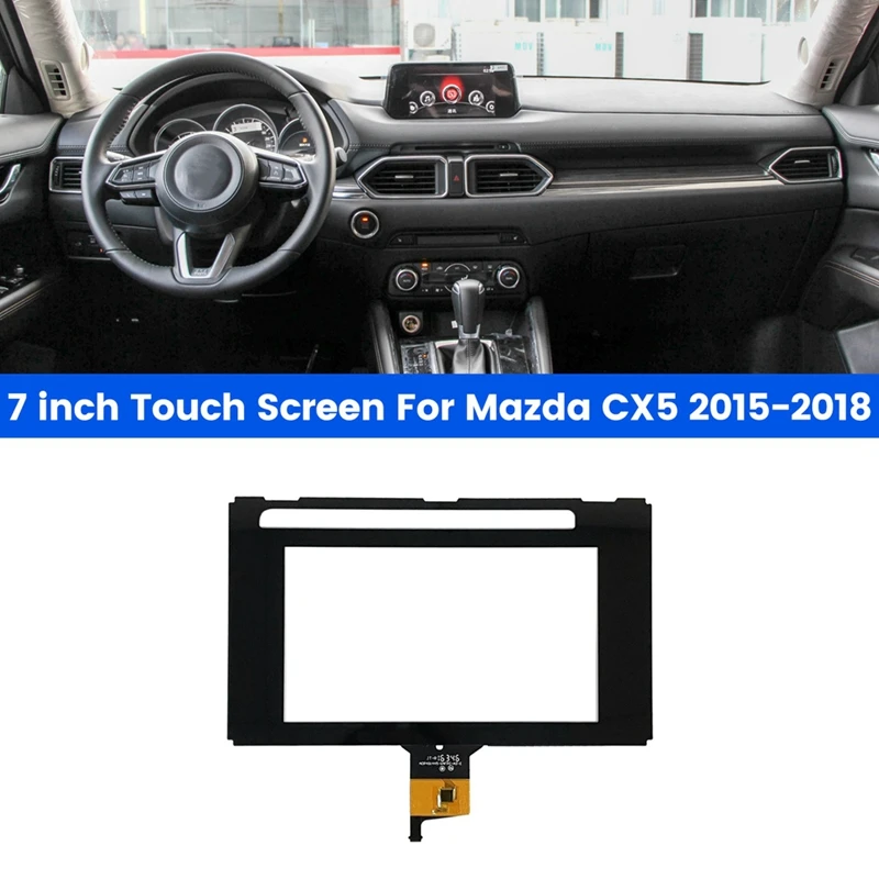 Car 7 Inch Digitizer Navigation Touch Screen Replacement For Mazda CX5 2015-2018 KA0H-669G0