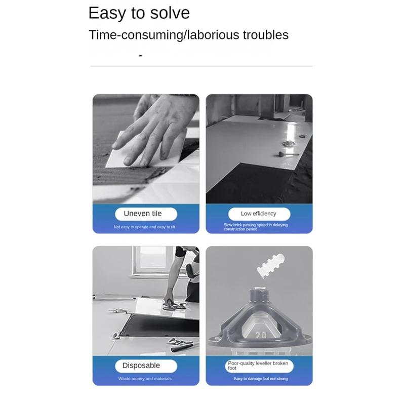 F-3C เกลียวระบบปรับระดับกระเบื้อง Leveler คลิป Spacer WEDGE สําหรับวางกระเบื้องผนังชั้น Fixing เครื่องมือก่อสร้าง,300PCS