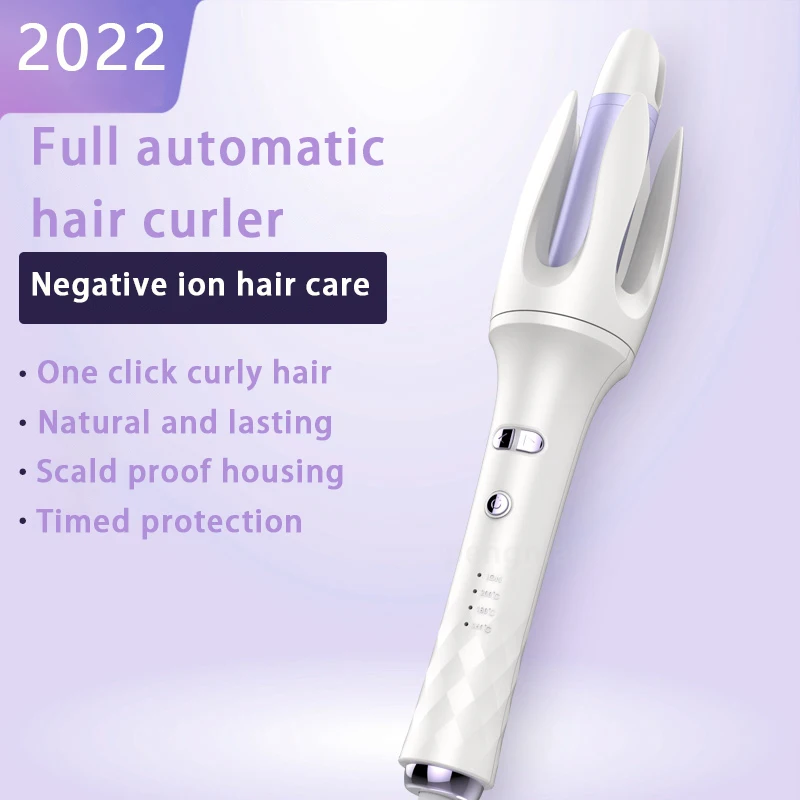 Negative ion Automatic Curling Iron Electric Hair Curler Ceramic Coating  Auto Rotating Hair Curling Iron Home Crimping Hair Iro