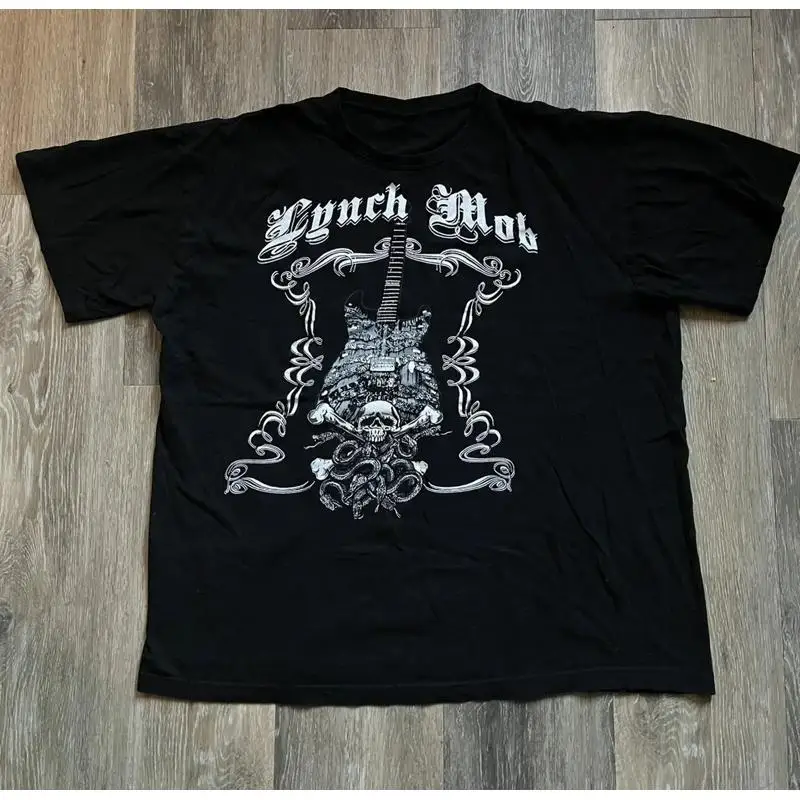 

Черная футболка Merry Christmas Lynch Mob Band в полный размер от S до 4XL SG330