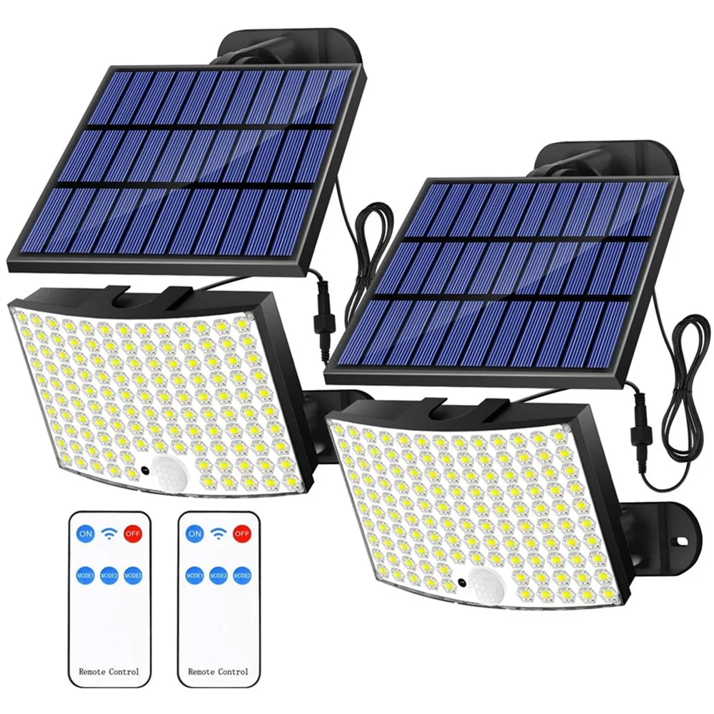 

Nice 128 LED Split Solar Motion Sensor Outdoor Lights, IP65 Waterproof Outside Solar Flood Lights, Solar Powered Security Spot L