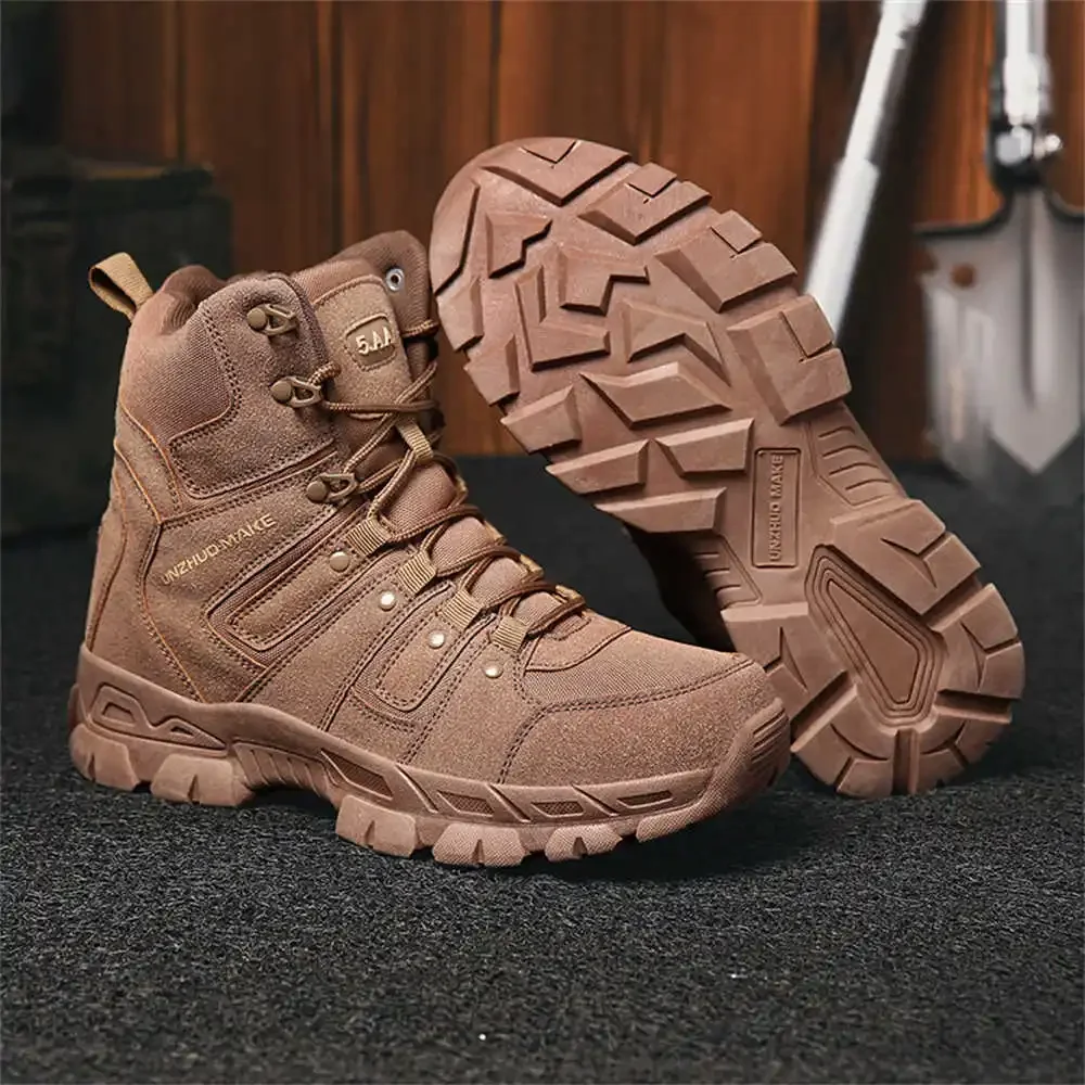 Hi Top With Lacing Men Sneakers Boots Brown High Boots Shoes Mothershoes Sports High-quality Genuine Brand Luxury Foreign