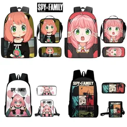 3 pz SPY X FAMILY Ania Anime zaino Anya Forger studente zainetto borsa a tracolla Cosplay bambini Kawaii borsa da viaggio regali per bambini