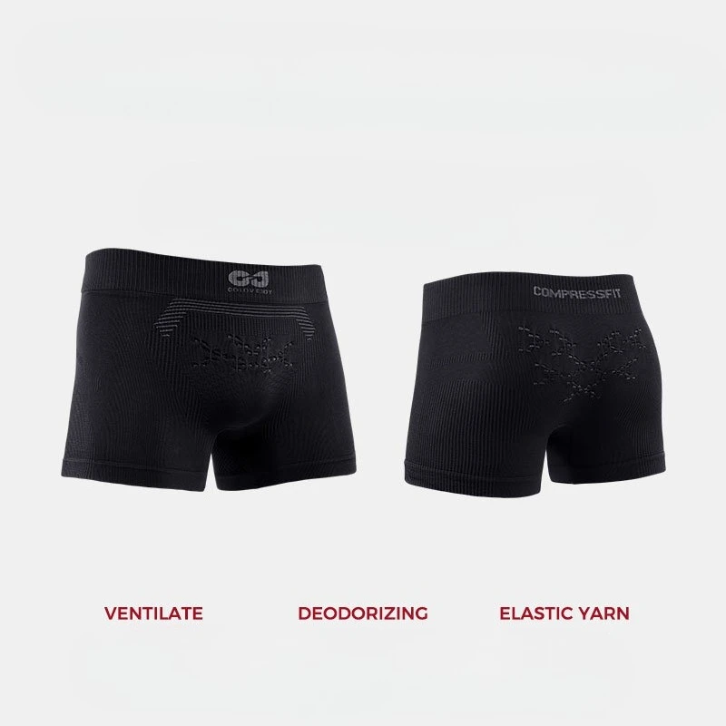 Breathable Sport Man Flat Boxers Middle Waist Shorts U Convex Pouch Qucik-Dry Mens Underware Fashion Panties Silky Soft Lingerie