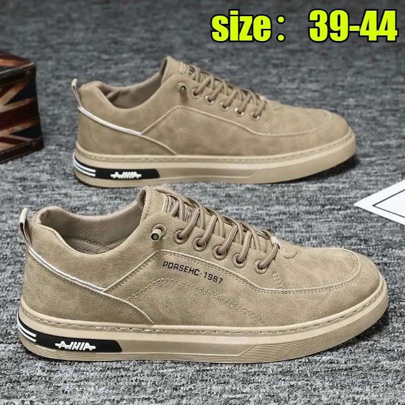 

Autumn Men's New Breathable Work Safety Shoes Trendy Casual Sports Shoes Versatile Board Shoes For Motorcycle Riders