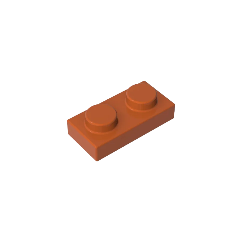 Gobricks 100 stks 3023 Gemengde Kleur Plaat 1x2 Onderdelen Grijs MOC DIY Bouwstenen Zwarte Kleur Kid creatieve Gift