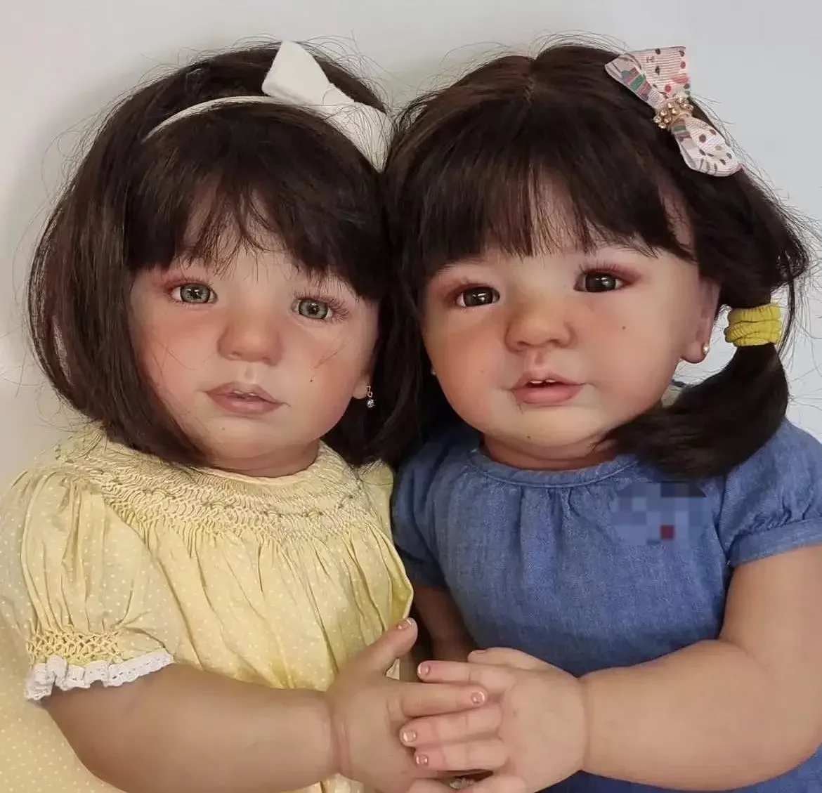 SDLS Customized Limited Supply 30inch Reborn Baby Vito With Hand-Rooted Hair Pianted Kit With Cloth Body