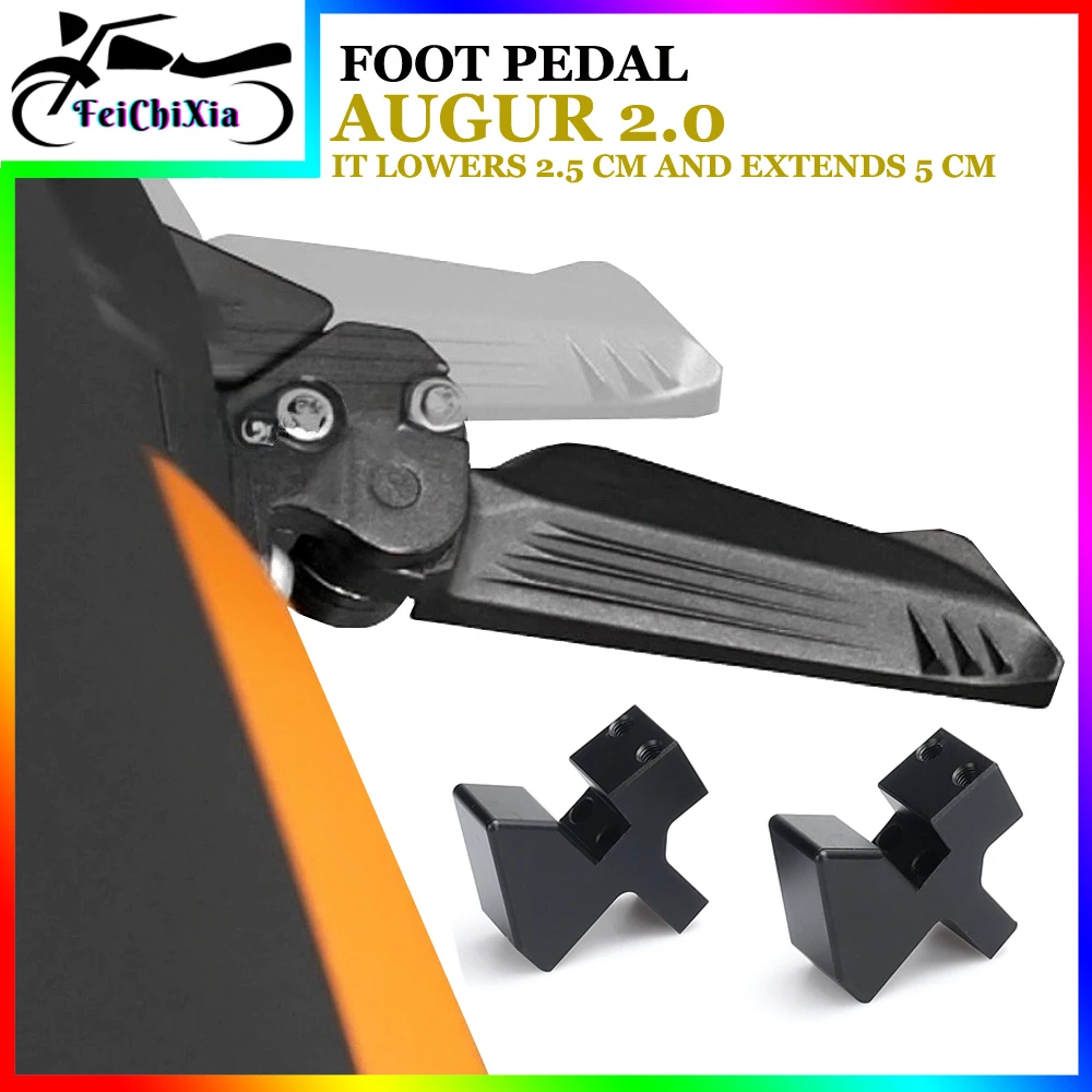 Motorcycle Accessories Passenger Footrest Extend Foot Pegs Lowering Footpeg Pedal Lower Connector For YAMAHA AUGUR Augur 2.0