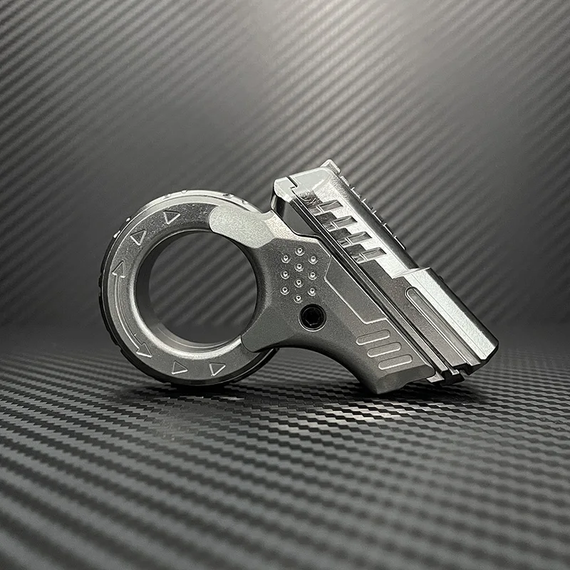 Azu EDC Rvs Push Slide Fidget Spinner Multi Play Fidget Speelgoed Angst Stress Ratel Decompressie Speelgoed Cadeau