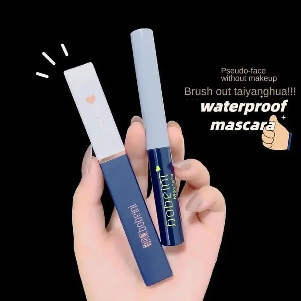 Ultra-feine Mascara Curl Dicke Verlängerung Wimpern Mascara Feine Wasserdichte Make-Up Nicht-wisch Curling Natürliche Pinsel Braun Mas W0Q9