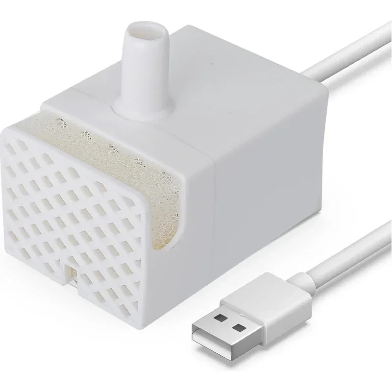 

Replacement Pump with Light for Cat Water Fountain, Pet Dog Water Dispenser Ultra Quiet Water Pump with 4.9ft Power Cable