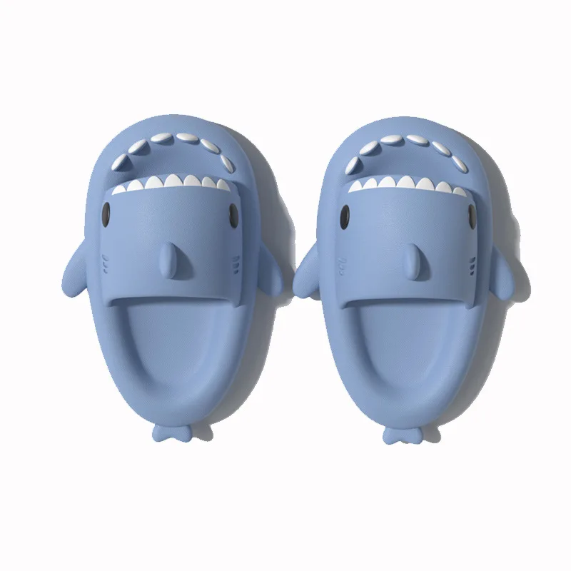 Shark slipper female cloud children clapping summer soft sandals non slip flip flops Family indoor outdoor funny family flats