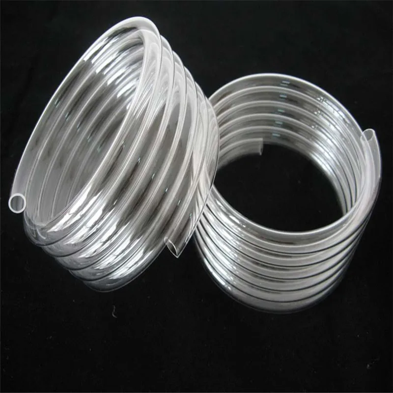 

High purity 5.75 coils clear spiral quartz glass tube for sample