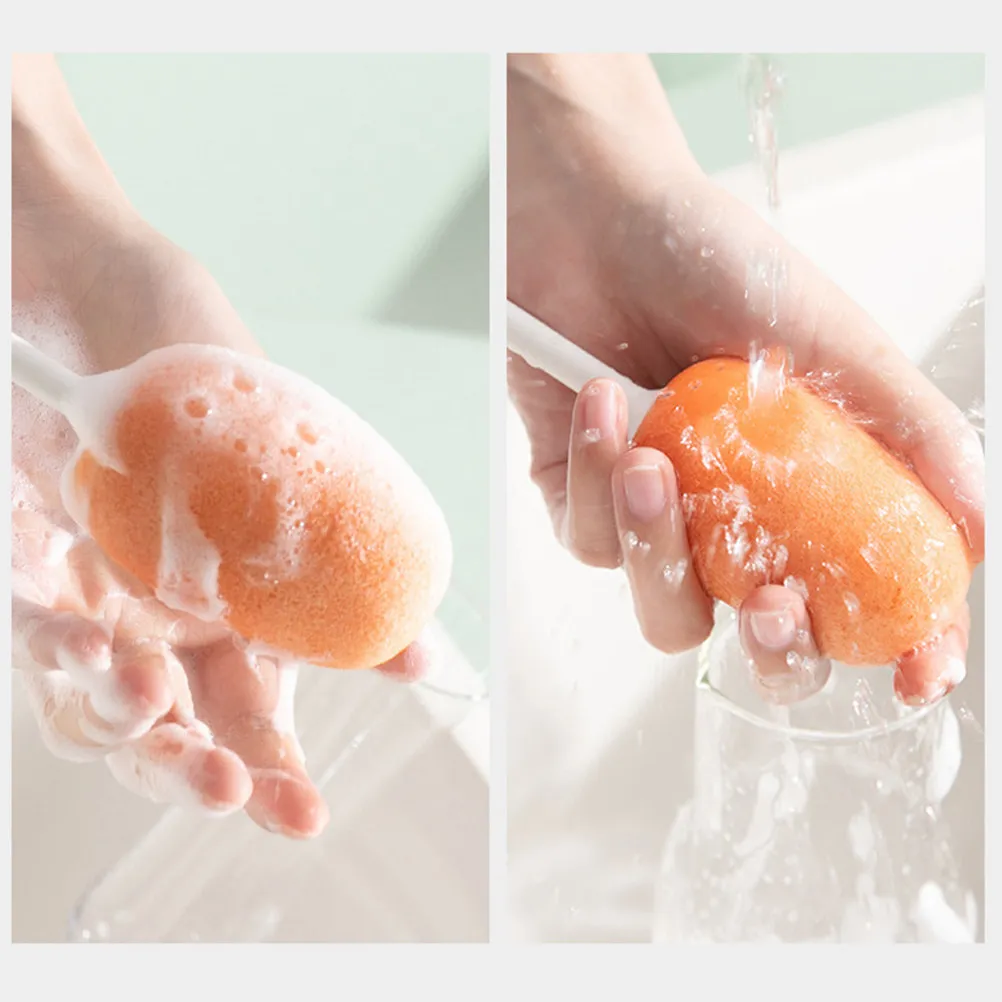 1Pcs Tough PP Long Handle Bottle Cleaning Brush for Feeding Bottles Water Cups Coffee Glasses Sponge Scrubber Strong Sturdy