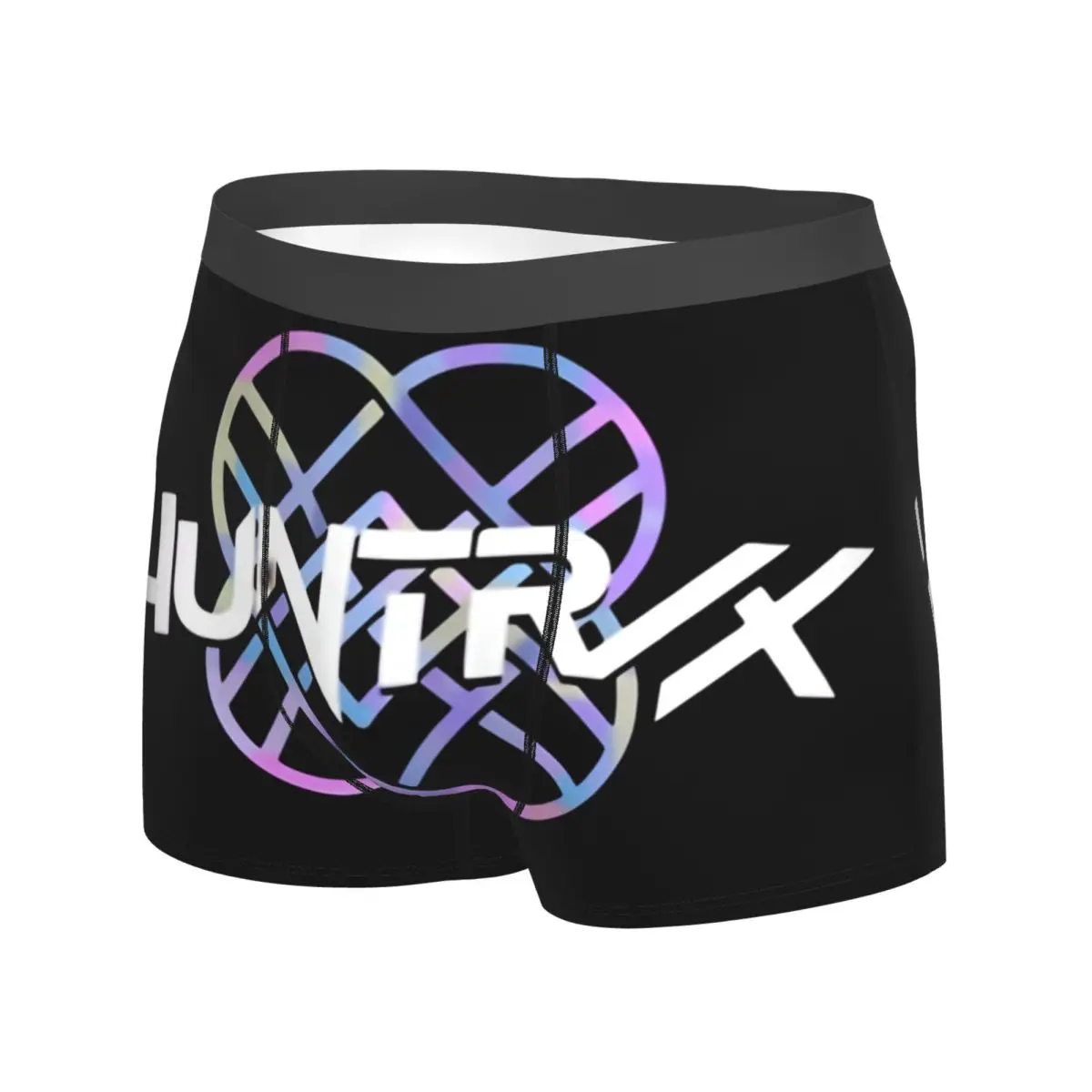 

Нижнее белье с логотипом Huntrix Kpop Demon Hunters, мужские трусы-боксеры, сексуальные трусы-боксеры, популярный дизайн, большие размеры