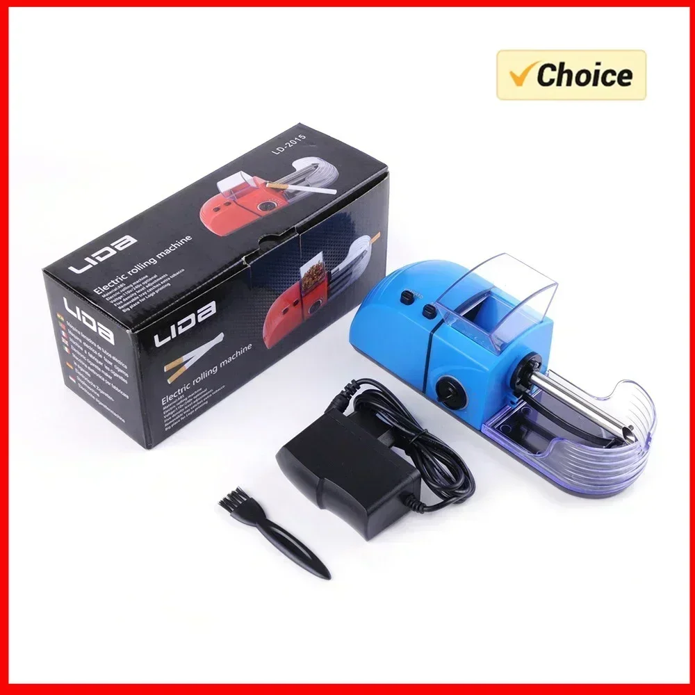 

M100-240V Electric Automatic Cigarette Roller Tobacco Rolling Injector 78mm DIY Smoking Tool Smoking Accessories EU / US Plug