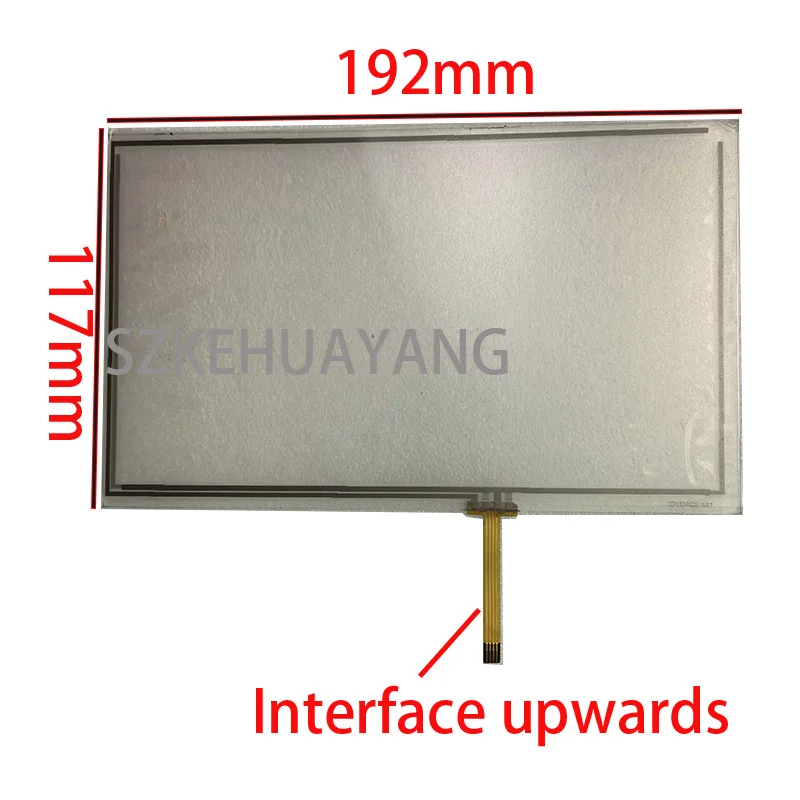 

New 8inch 192*117 192*116 4wires Touch Panel Digitizer AC8.0J QT104851142A Touch pad (Interface upwards)
