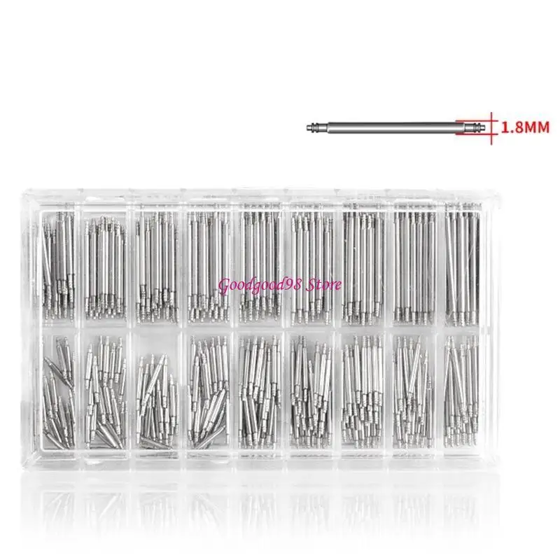 108/144/270/360 pcs Watch Link Pins Remover Watchband Spring Bar Tool Set 8mm-25mm for Smartwatch Repair Watchstrap W8EC