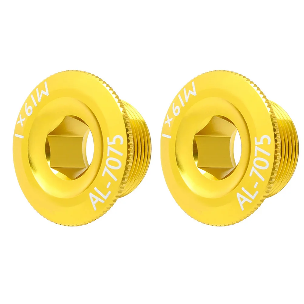 

2pcs Aluminum Alloy Crank Cover Screws For Bike Crank Bolts Lightweight Fastener Repair Tool Kit Cycling Accessories