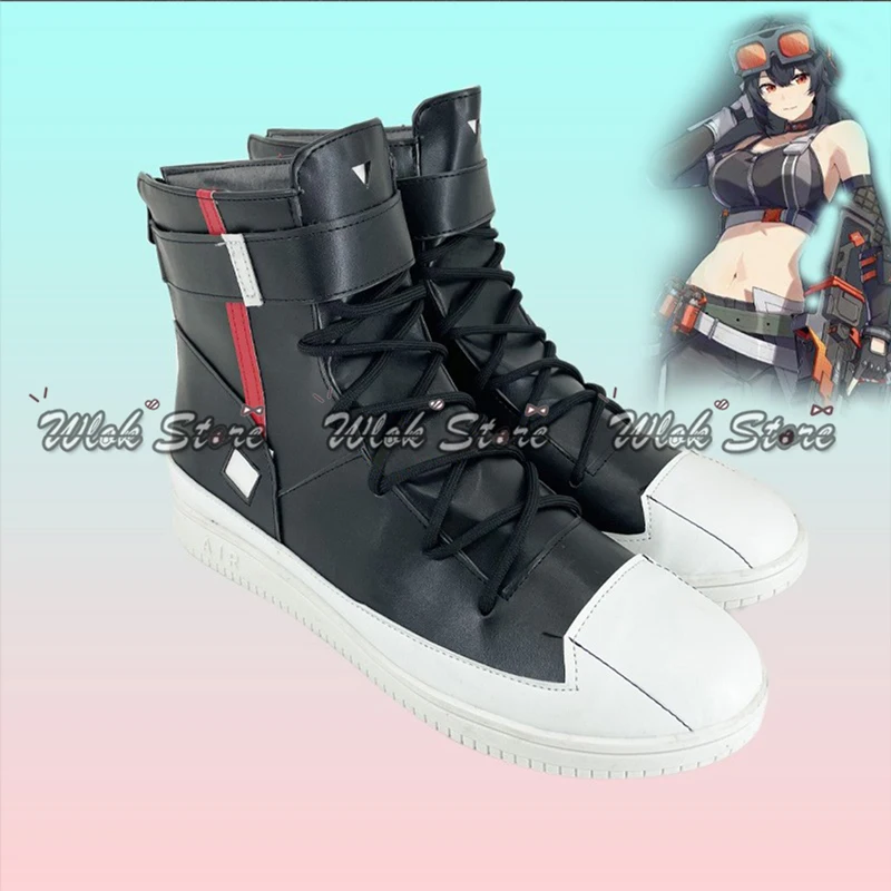 Anime Game Zenless Zone Zero Grace Howard Cosplay Shoes Boots Men Woman Halloween Party Carnival Roleplay Shoes Custom Made