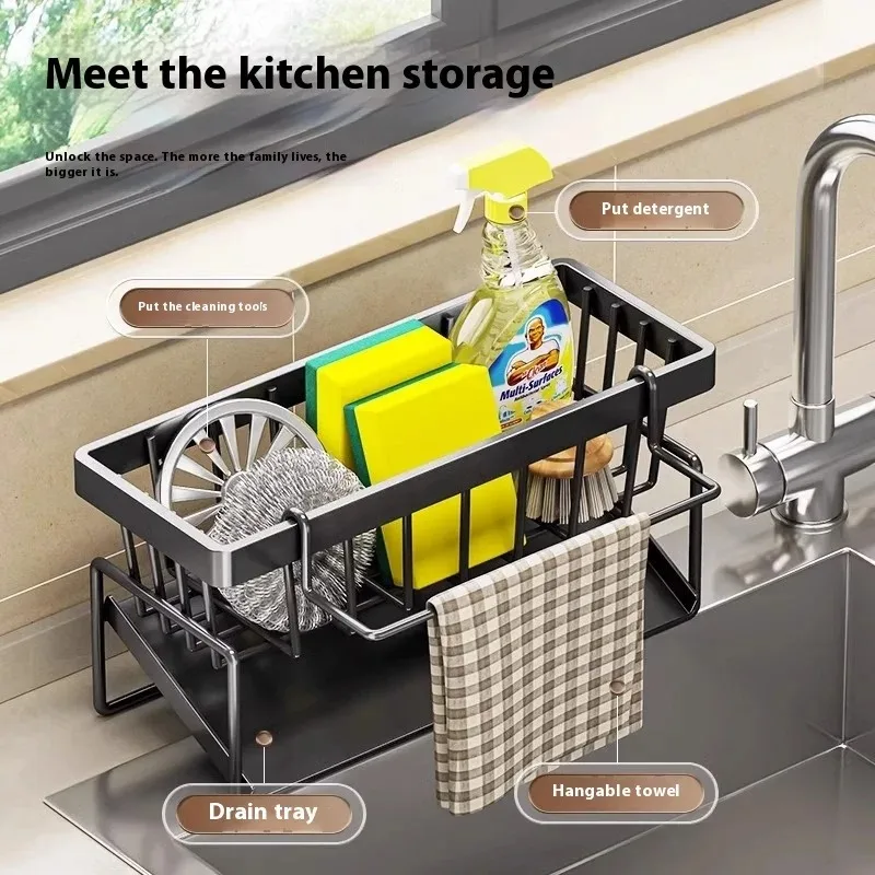 

Home Kitchens Sink Rack Organizers Solutions Storage Shelves Accessories Kitchenware Kitchen Shelf Ledge