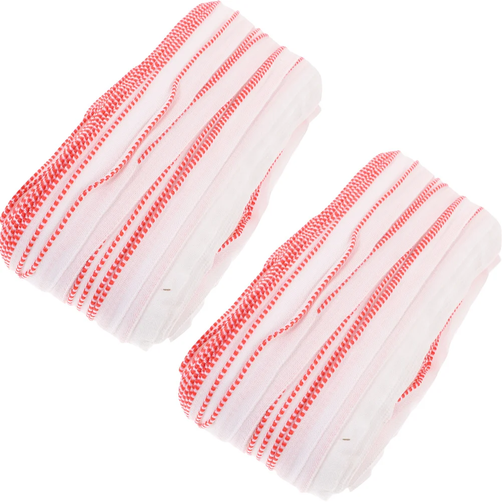 مجموعتان من عصابات ربط الكتب من البوليستر حزام ربط متين لتزيين ألبوم الصور DIY لوازم تجليد الكتب #6