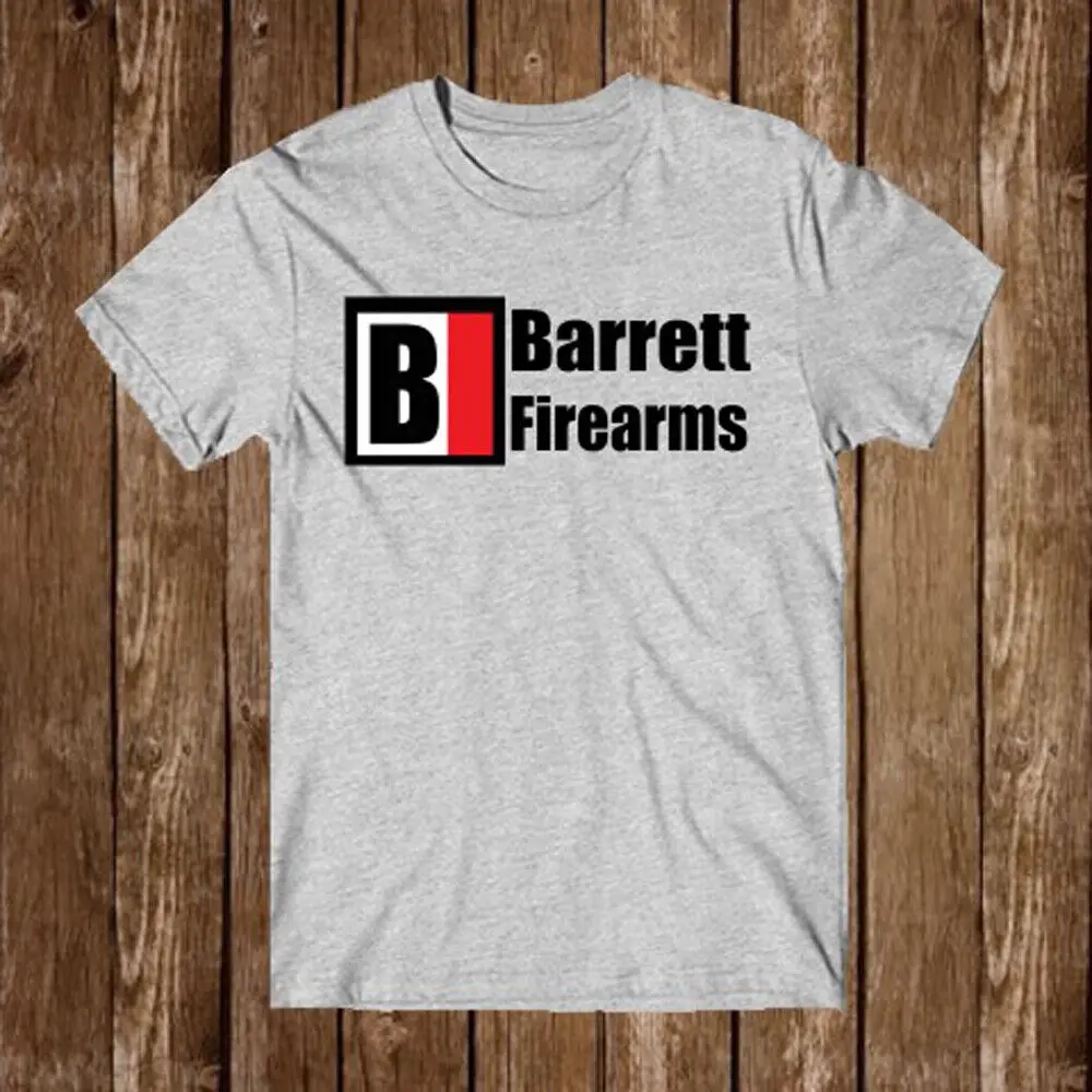 Barrett Firearms Men's Grey T Shirt Size S 5XL