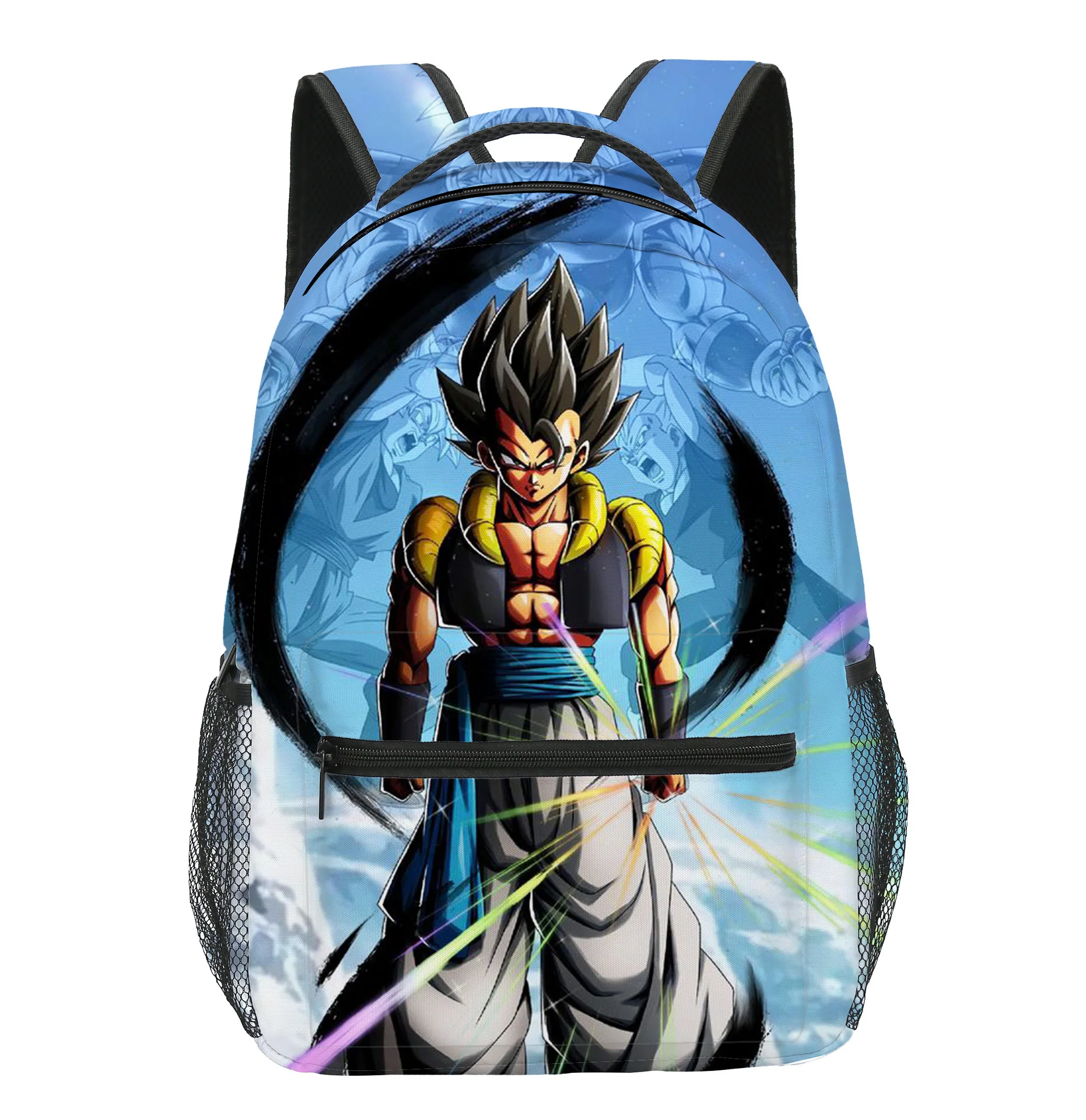 Dragon Ball Z Anime Figure New Backpack Cartoon Super Saiyan Goku Student Bag Figure Teenagers Boys Toys Gifts Lunch Box Bag