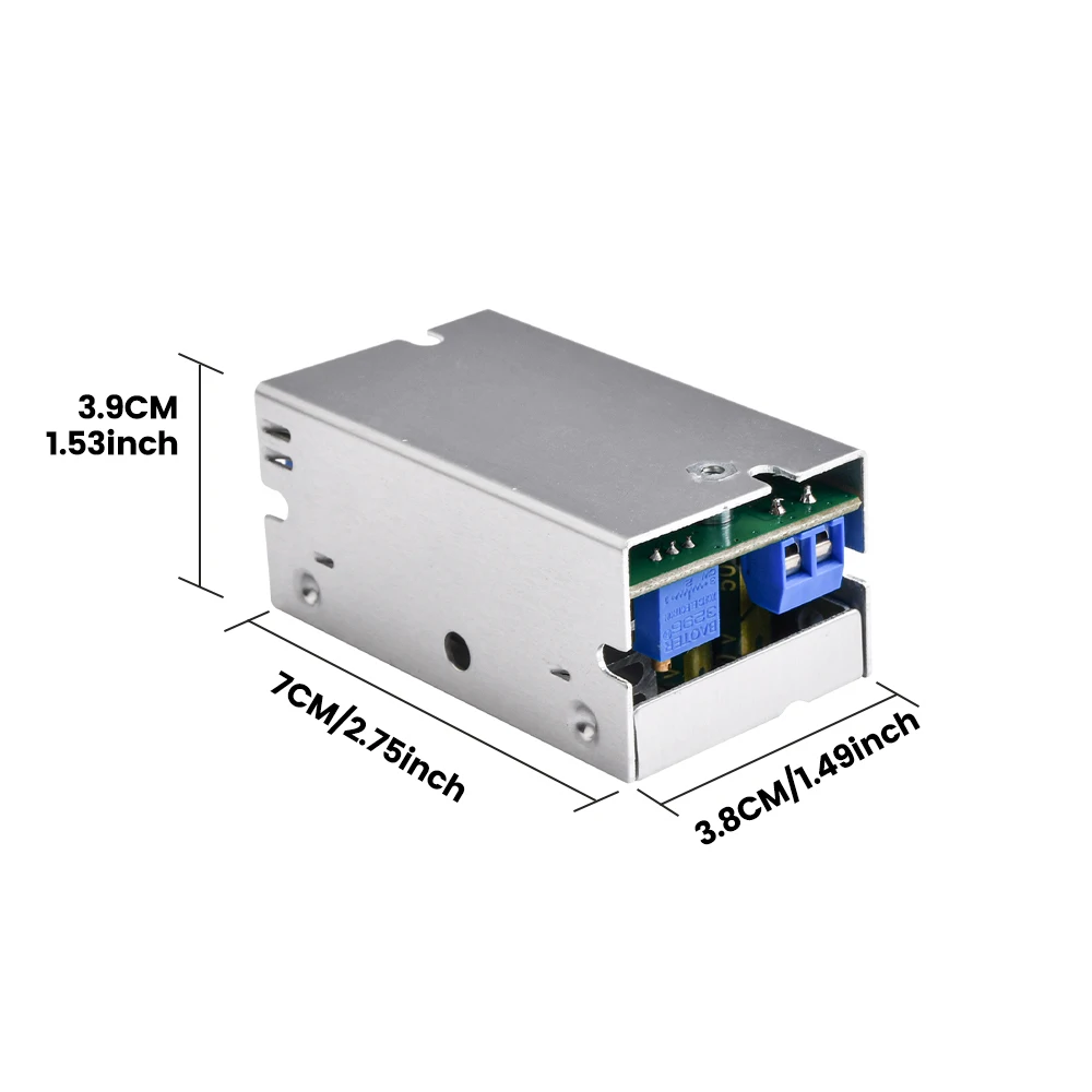 200W 15A DC-DC Step Down Power Module Buck Converter Module 8-55V to 1-36V Voltage Regulator Aluminum Shell