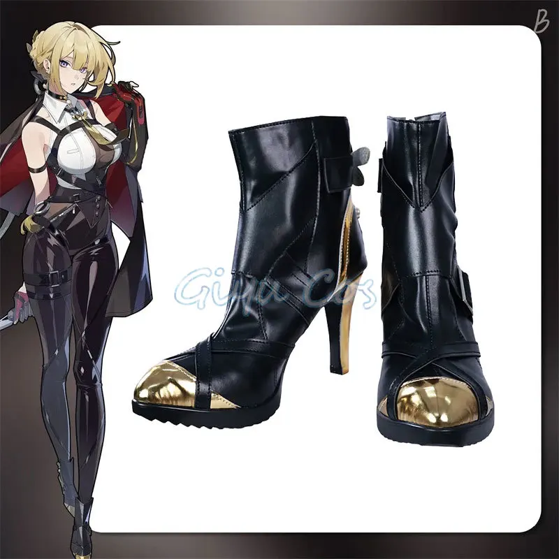 

Zenless Zone Zero Evelyn Chevalier Cosplay Shoes Anime Chinese Style Halloween for men Game