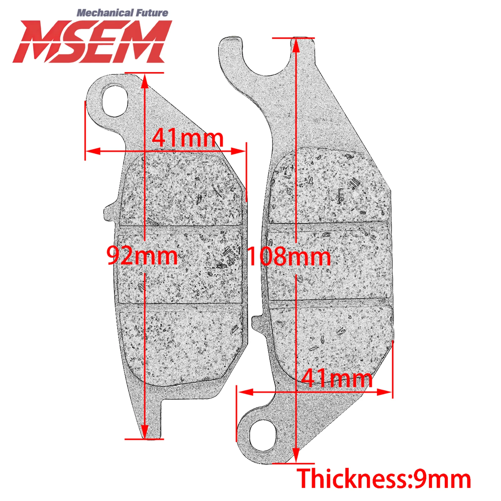 Motorcycle Rear Brake Pads for HONDA CBR 125 R4/R5/RS5/RS6 2004-2006 CBR150 R 2000-2003 XL125 Varadero 2001-2011 CBR125 RW5-RW9