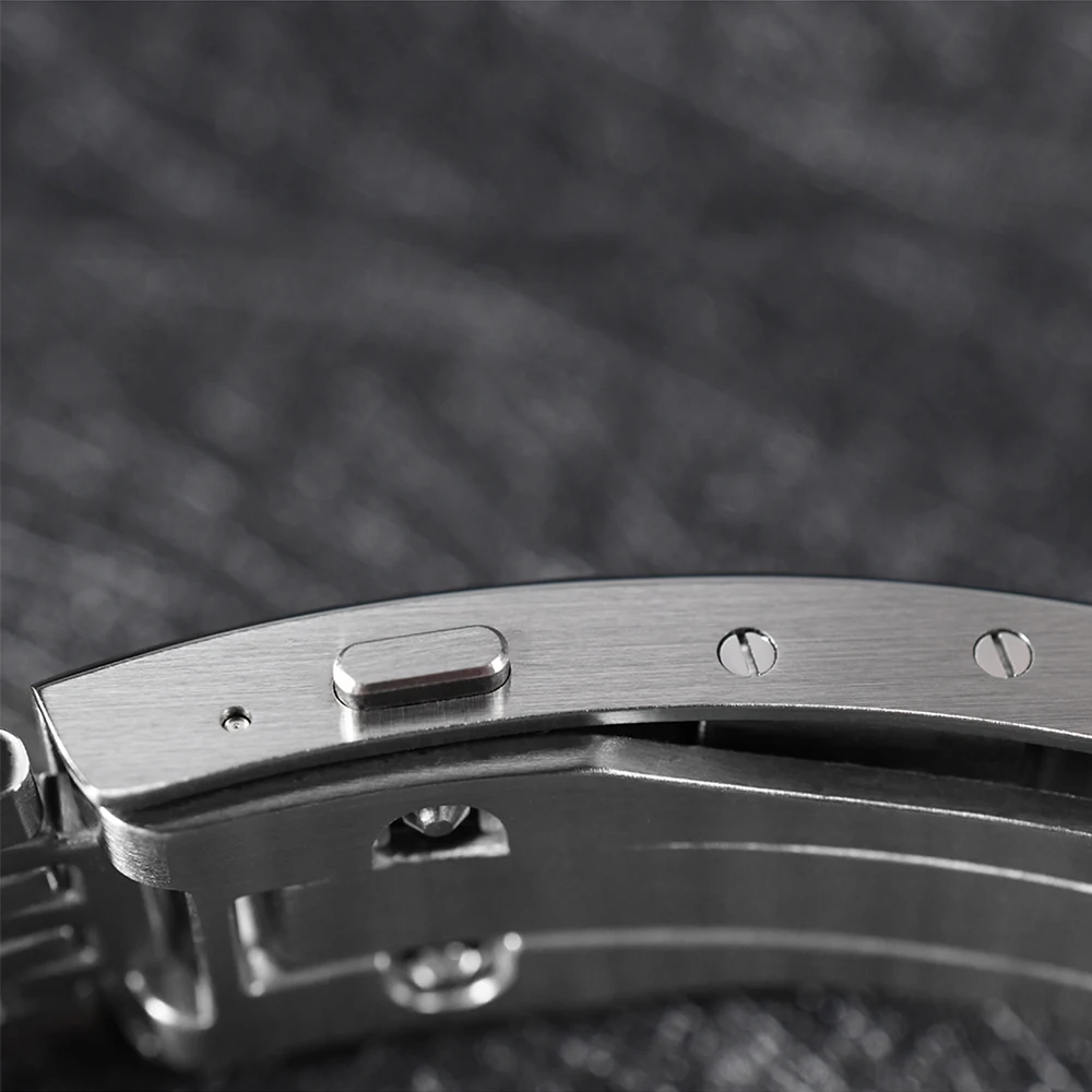 San Martin orologio braccialetto di riso nuova chiusura regolabile Fly adatta per 20mm cinturino in acciaio inossidabile 316L di dimensioni universali parte orologi