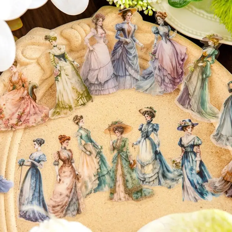 Y5la Art Crafts Carte Making Scrapbook Sticker, 1 feuille Scrapbooking Sticker Decors